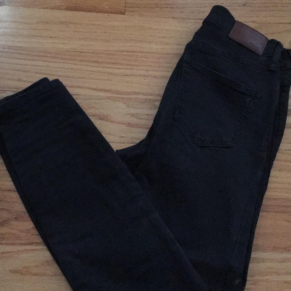 Madewell high rise skinny black